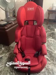  1 مقعد اطفال للسيارة - لعمر 4-7 سنوات (حسب حجم الطفل) - مستعمل بحالة ممتازة - ماركة ROBINS