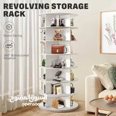  3 خزانة الأحذية الدوارة متعدد الطبقات – 7 طبقات   حل ذكي وأنيق لتنظيم بيتك بأسلوب عصري