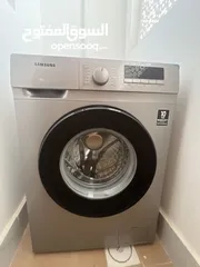  1 Samsung  grey washing machine