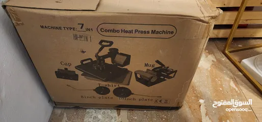  2 طابعة CAMEO 3 مع آلة ضغط حراري