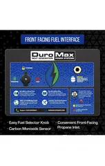  6 مولد DuroMax XP13000HX Dual Fuel المحمول - يعمل بالبنزين أو البروبان بقوة 13000 واط