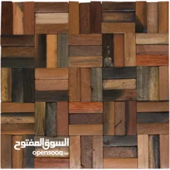  9 ديكور خشب خام 3D