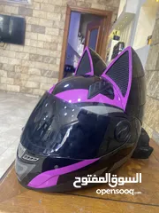  3 خوذه بسه لون اسود و نهدي مقاس L