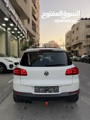  5 فوكس فاجن تيجوان 2012 بنزين متور 2000 تيربو 4x4 فتحة سقف بانوراما فرش بني مميز عداد قليل فحص ممتاز