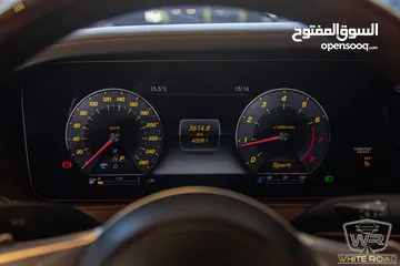  9 Mercedes S320 2018 Amg kit   السيارة وارد الشركة و قطعت مسافة 40,000 كيلو متر فقط