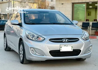  1 اكسنت 2017 متور 1600 بنزين 4 غيار دهان شركه