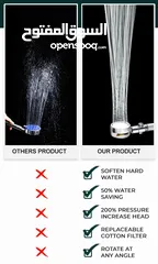  4 all free home delivery 360° Power Shower Head - Enhanced Water Flow for a Refreshing Shower Experien