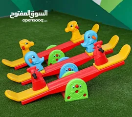  1 لعبة سيسو ثنائي بلاستيك مقوى مع قاعدة