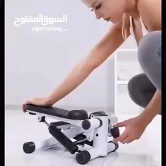  2 جهاز ميني ستيبر أفضل جهاز الشد الجسم  مع حبل لليد تجربة تمرين شاملة