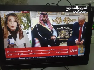  1 شاشة تلفزيون LG  ولا غلطه مع سوني 3 مهكر وعليه العاب و رسيفر فيه نظام اندرويد