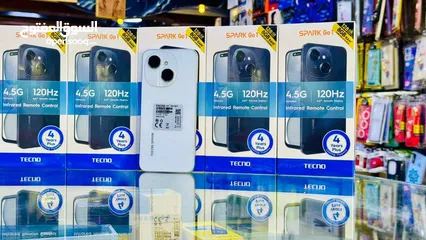  2 جهاز جديد بالكرتونة Spark  GO 1 رام 6 و 8 جيجا 64 و 128 مكفول سنة متوفر توصيل