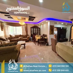  4 شقه مميزه مفروشه بالكامل مع اطلاله وتهويه ممتازه