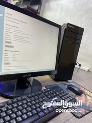  10 PC Core i7 RAM 16 مع شاشة كبيره  22 انش اصليه كامل مكمل