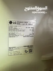  3 ثلاجة LG ممتازة وفي الضمان للبيع  Excellent LG refrigerator for sale (with warranty).