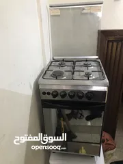  1 فرن غاز مستعمل 4 عيون