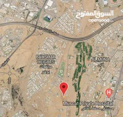  5 ثلاث أراضي سكنية للبيع في مرتفعات بوشر خلف منطقة المنى
