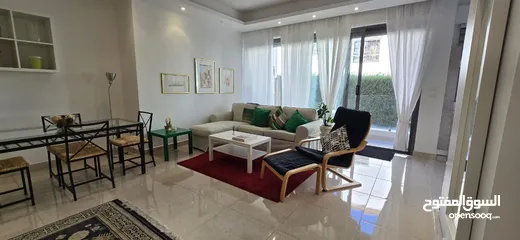  4 شقه مفروشه فاخره للايجار في عبدون / 2نوم / 120م / جديده