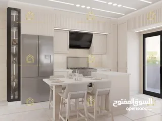  3 شقة فاخرة - لم تسكن - طريق المطار - 4نوم 2ماستر - 230م - قرب الخدمات العامة