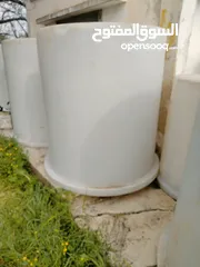  3 براميل بلاستيك حجم كبير