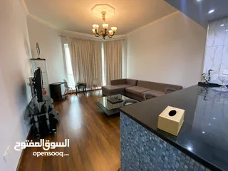  1 (ضياء)غرفة وصالة للايجار الشهري في الشارقة الخان بفرش فندقي ثاني ساكن شامل جميع الفواتير قريب من دبي