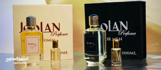  1 عطور JeoLAN رجالي وستاتي  للبيع بالجملة فقط  تركيبة فرنسية وتغليف فاخر