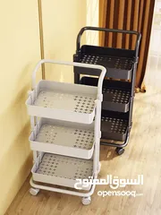  4 ترولي بلاستيك  طبقات