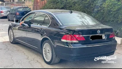  2 * BMW 730LI موديل 2008 لون اسود ، فرش لون بيج ، فل اضافات ، فتحة سقف، جنوط مغانيسيوم ، بلوتوث،