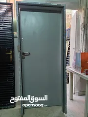  4 أبواب حديد لوفر مستعمله وحماية حديد ثقيل