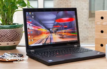  14 جهاز لابتوب Workstation Lenovo ThinkPad P52 Intel Xeon 32GB RAM 1TB SSD NVIDIA Quadro P2000 4GB