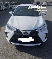  1 Toyota yaris 2021 Car inspection paper available full service in company Toyota sayer