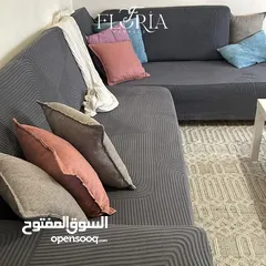  8 كفرات كنب تركي بدون كشكش حجم كبير ضد المي