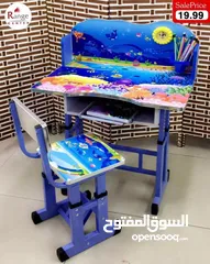  9 مكاتب أطفال الروضة والابتدائي  الطاولة المثالية لطفلك للدراسة واللعب براحة وامان