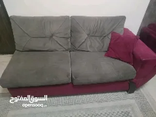  3 طقم كنب كورنر 7 مقاعد مستعمل للبيع