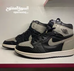  2 Air Jordan 1 Retro High OG Shadow حذاء سايز 44.5