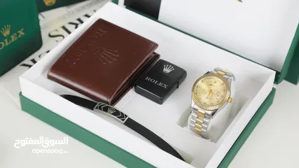  3 بكجات رولكس بنص السعر مكفول وضد المي وتوصيل مجانا