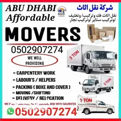  1 moving service Abu Dhabi city