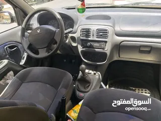  22 رنيو كليو 2002 محرك 1600 أقتصادي وقوي فحصها  قصعات