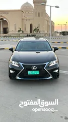  5 لكزس ES350 موديل 2016 رقم واحد فل مواصفات اللون اسود داخل زعفراني