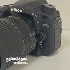  7 كاميرة نيكون D7500 جديدة غير مستعمله نهائي
