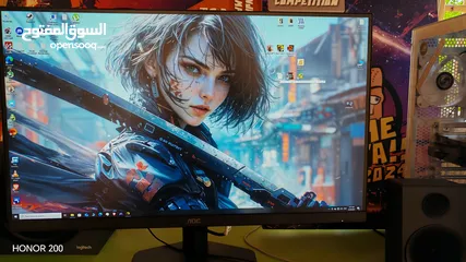  1 مجموعة قطع للبيع  شاشة 2k 180hz ips 27 inch