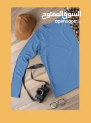  6 تيشرتات كم طويل قطن بنسبة 100% صناعة هندية جودة عالية100% cotton long-sleeved T-shirt