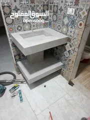  6 مغسل بورسلان الحديث