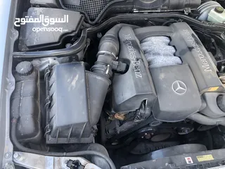  19 مرسيدس E240 جمرك نضيفة جدًا محرك سعة  6V موديل 2000 ماشيه  215 الف كيلو بالضمانه وكربون موجود بالكشف