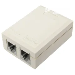  3 قطعة حل انفصال وتقطيع الانترنت ADSL (Splitter Filter)