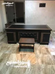  18 مكتب اداري مميز 140*70 تفصيل خشب لامينت مستورد مكفول بسعر المصنع موديلات فخمه مميزة بأقل الاسعار