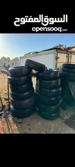  3 جنطات 16 وجنطات وسبيرات مشكله