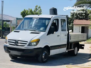  2 مرسيدس 515 مديل 2010 ترخيص 2009 شصي قصير