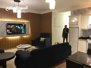  1 شقة مفروشة جديده بلكامل في عبدون الشمالي بجانب الموسيقار