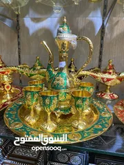  5 طقم زمزميات نحاس مينا