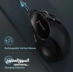  2 Mouse Wireless, Rechargeable Vertical